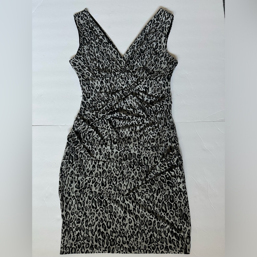 Sweet storm leopard print mini dress